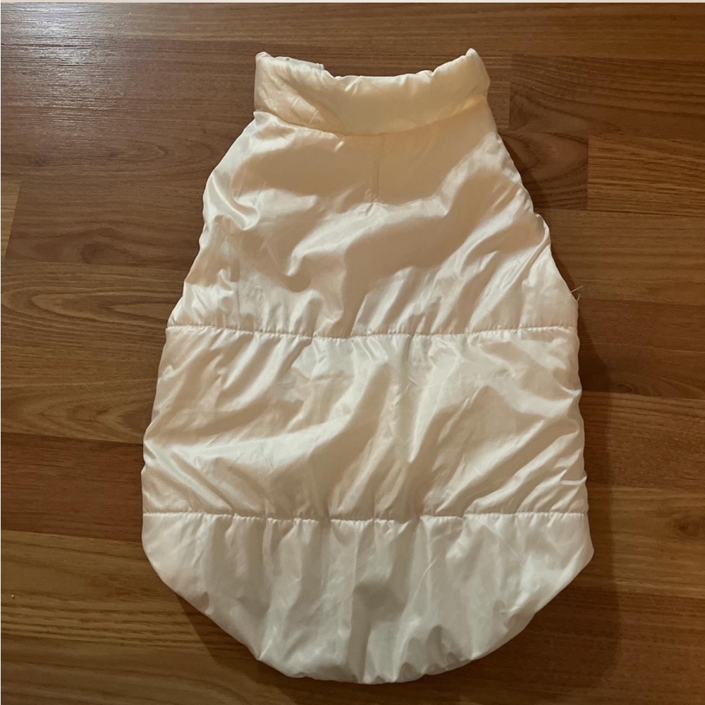 Cozy White Dog Jacket